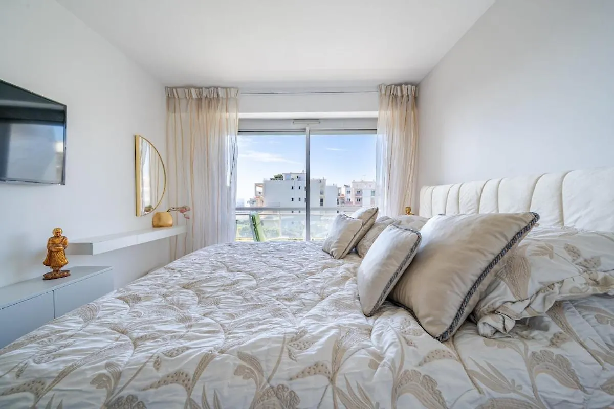 דירה ניס Panoramic Sea View Flat - Pool In The Residence