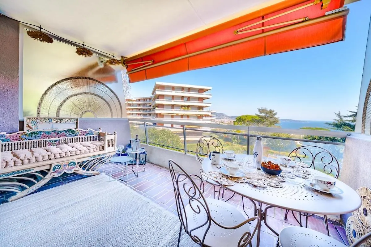 ניס Panoramic Sea View Flat - Pool In The Residence