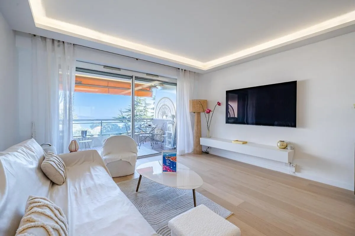 Panoramic Sea View Flat - Pool In The Residence نيس